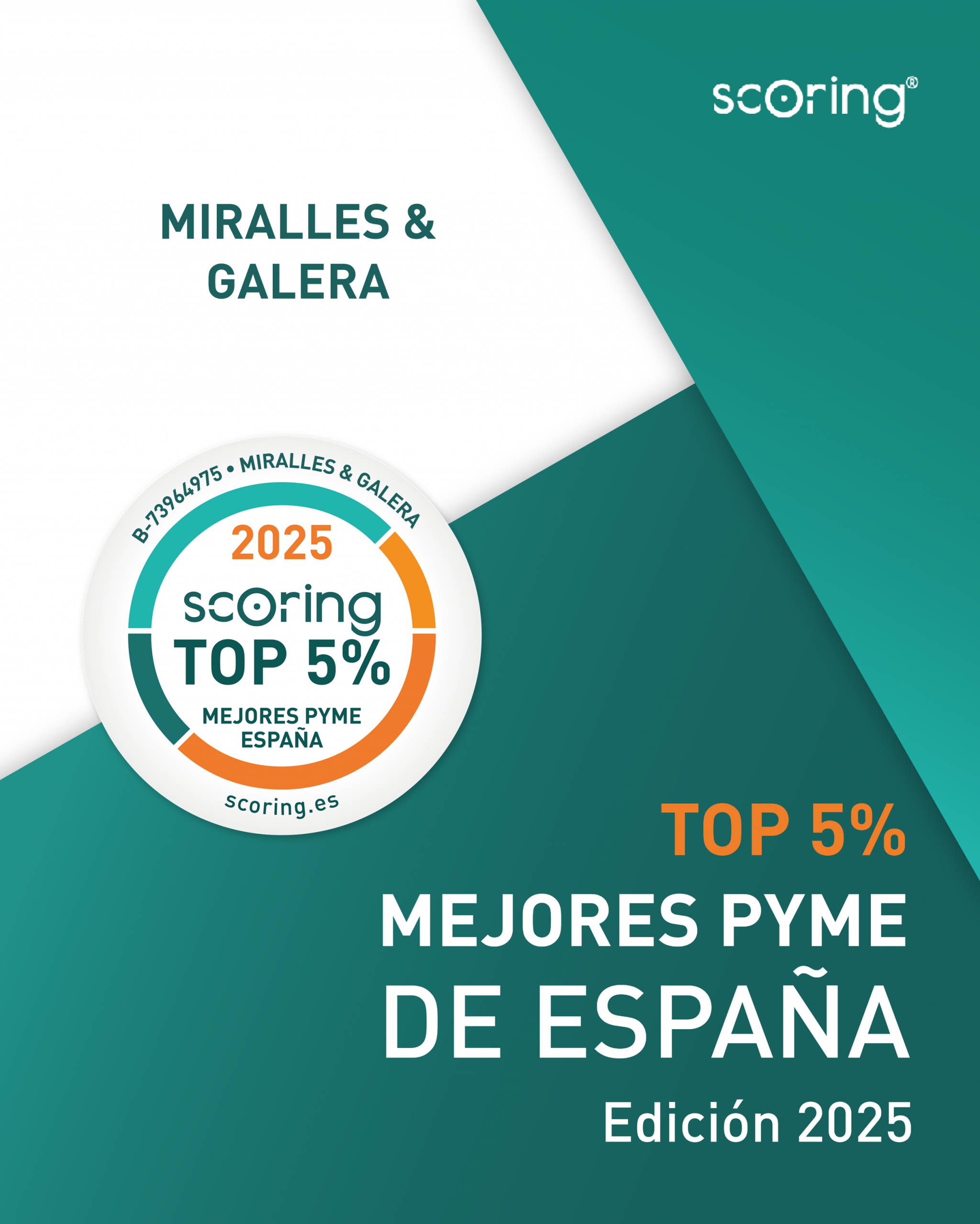 Alicante Segunda Oportunidad recibe el sello Mejor Pyme Nacional de Scoring.es