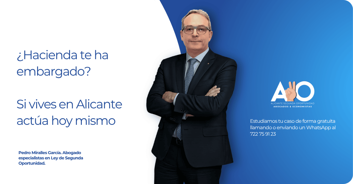 como levantar un embargo de Hacienda Alicante